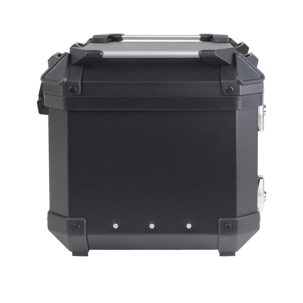 TOP CASE KOHL NEGRO 40 LTS DE  ALUMINIO UNIVERSAL CON PLATO DE MONTAJE UNIVERSAL