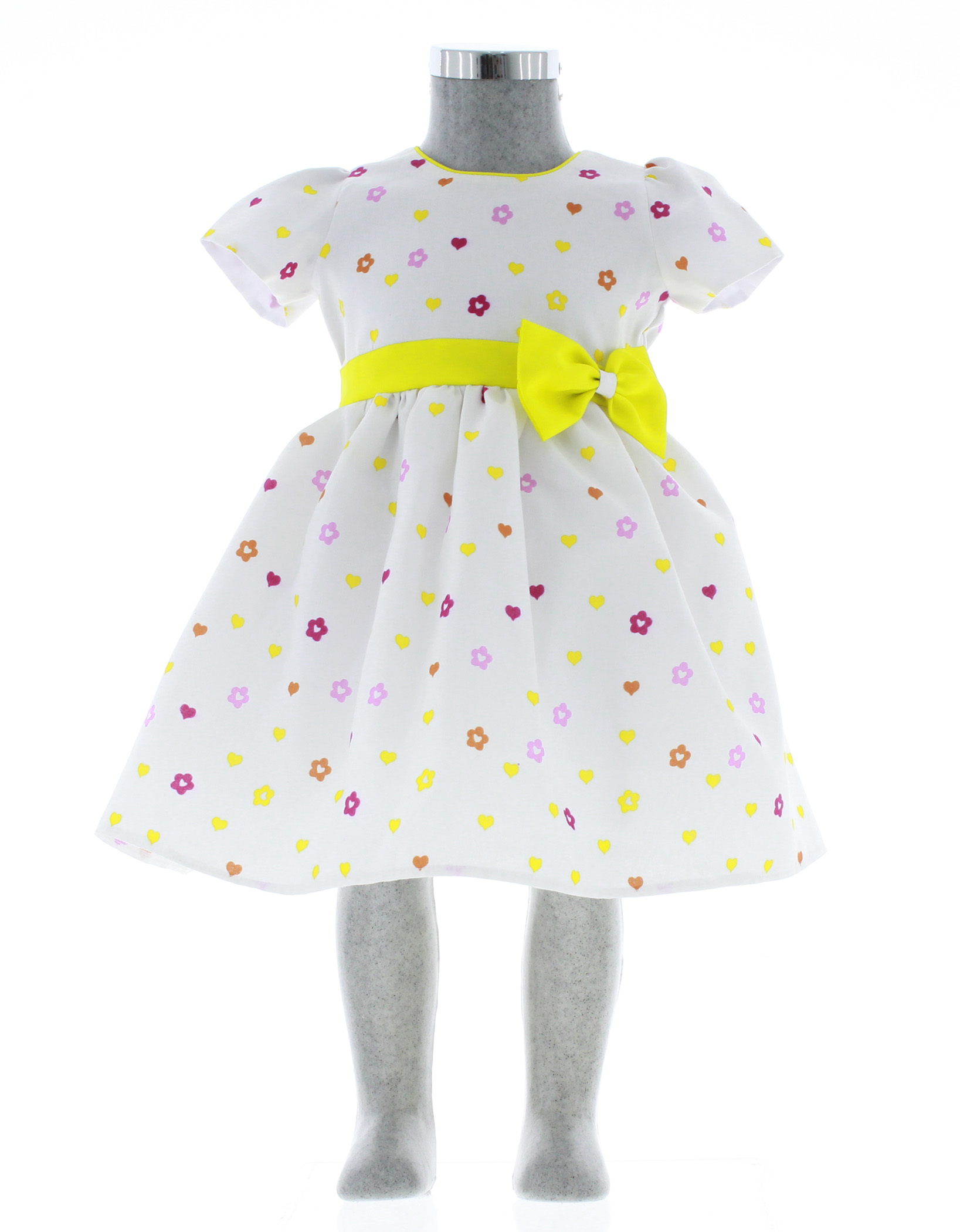 Vestido Blanco para Niña Bebe 3402 1 a 5 años