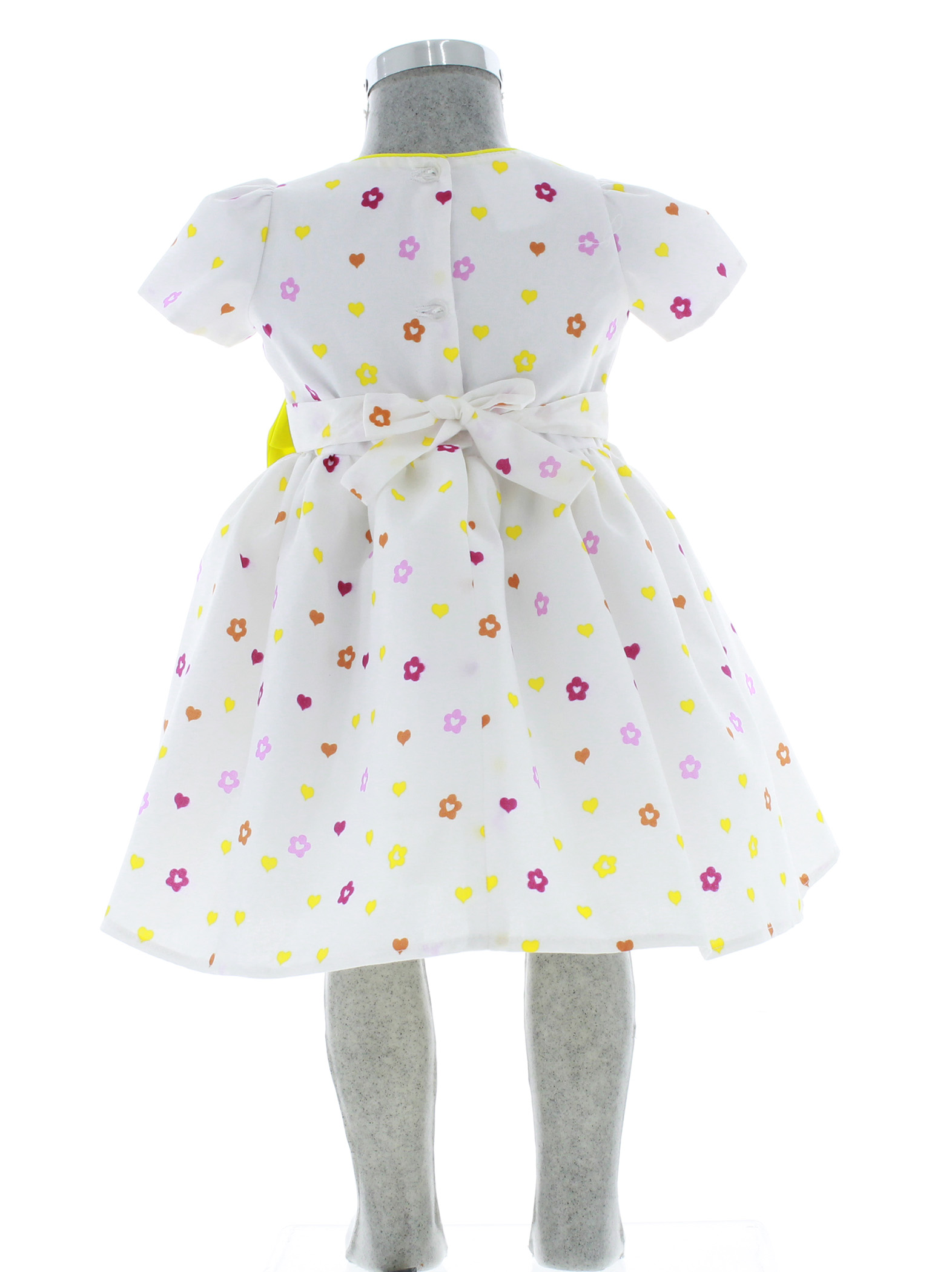 Vestido Blanco para Niña Bebe 3402 1 a 5 años