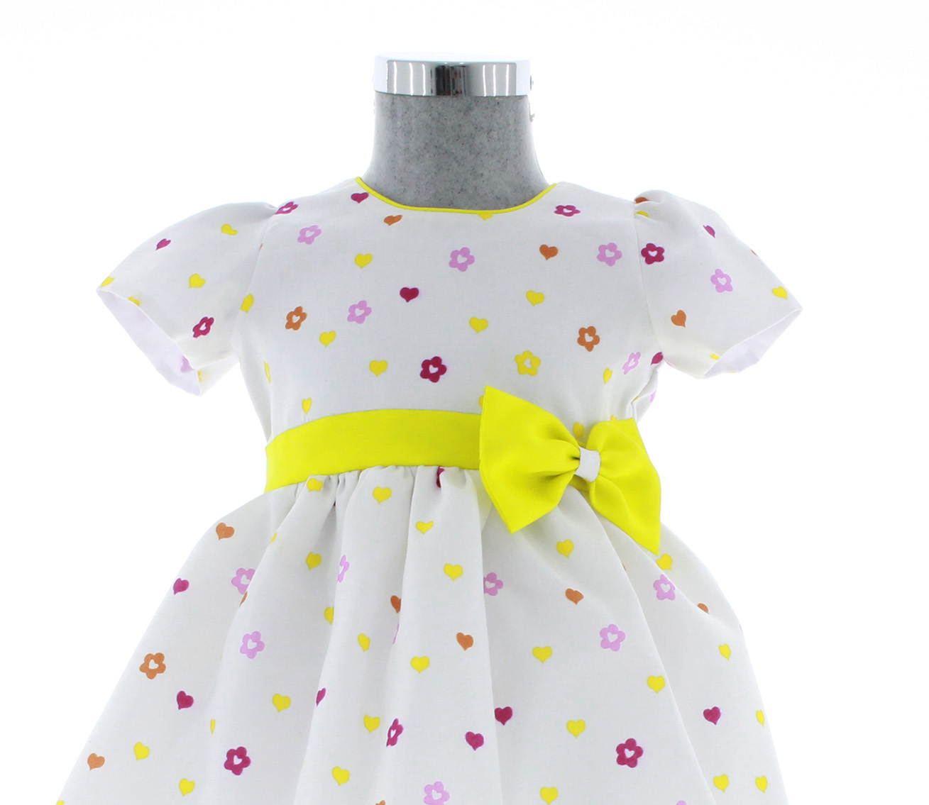 Vestido Blanco para Niña Bebe 3402 1 a 5 años