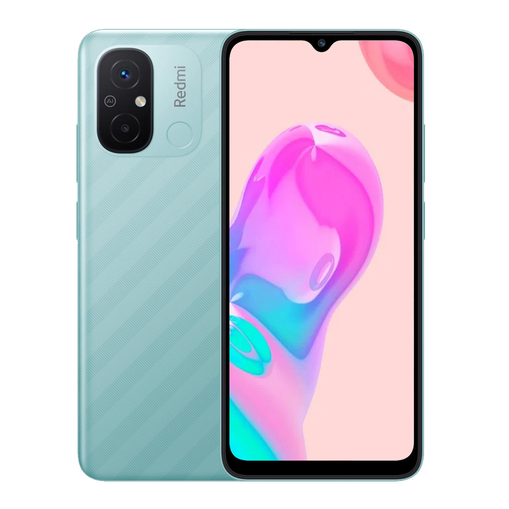 Celular Xiaomi Redmi 12C 4GB 128GB Verde Menta Desbloqueado 2212ARNC4L
