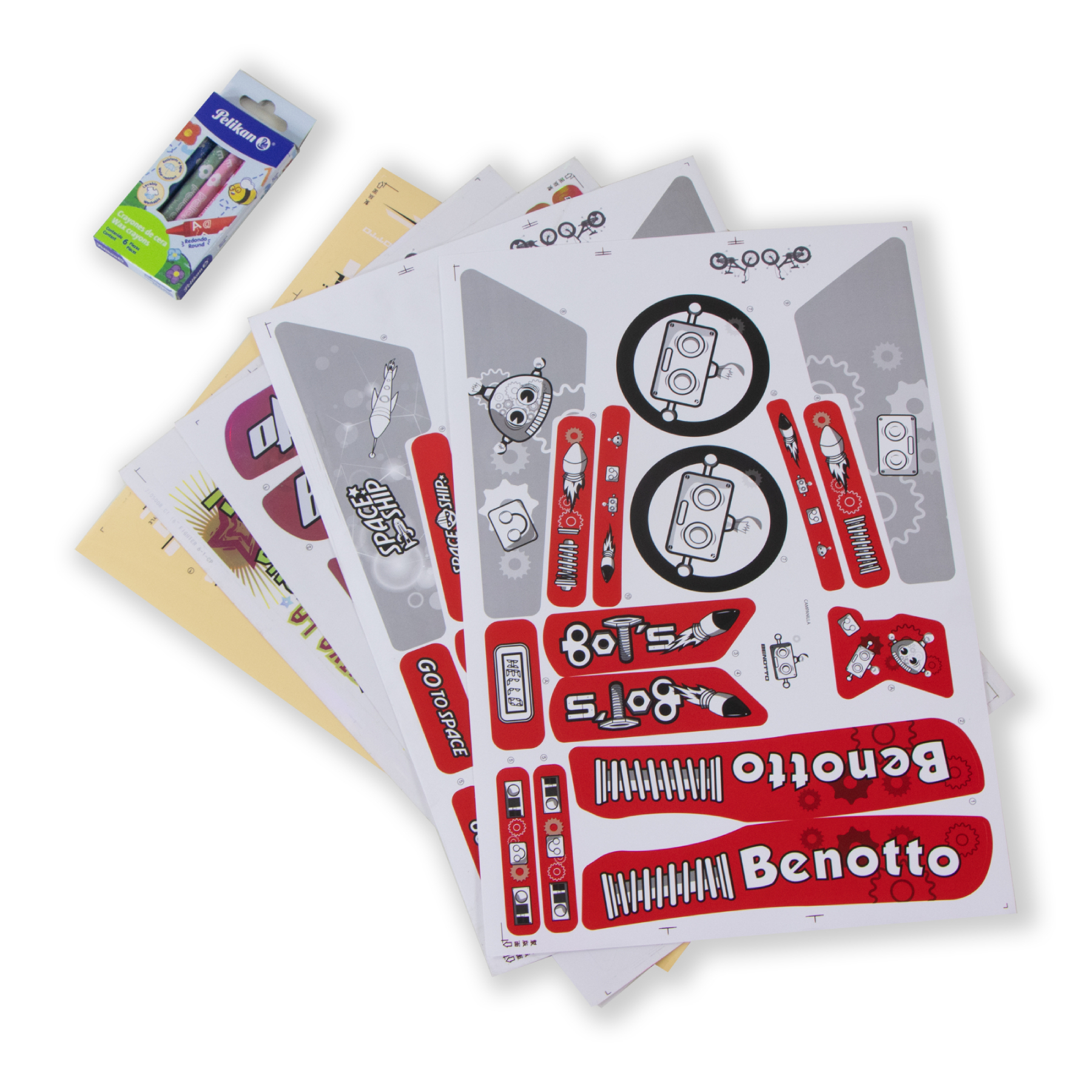 Bicicleta BENOTTO Cross BUILD MY BIKE R16 Acero 1V. Rojo Niño