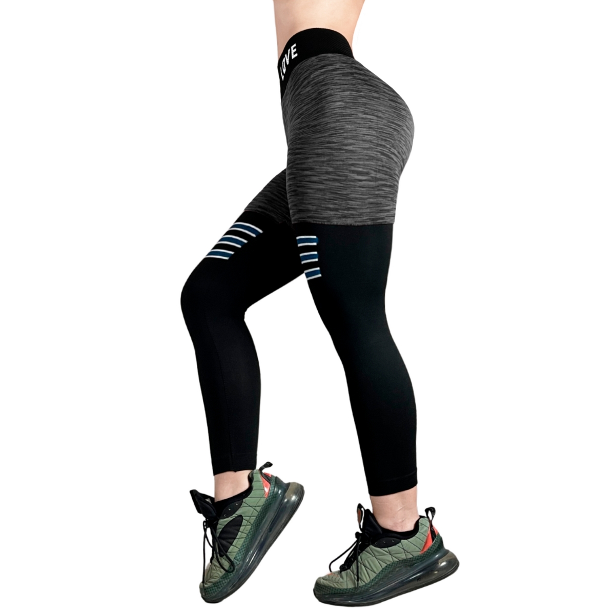 Pack de 2 Mallon Lycra De Interior Térmico Leggins Mujer Licra Malla