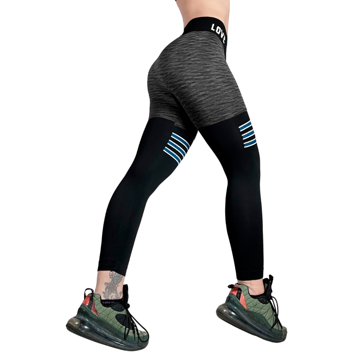 Pack de 2 Mallon Lycra De Interior Térmico Leggins Mujer Licra Malla