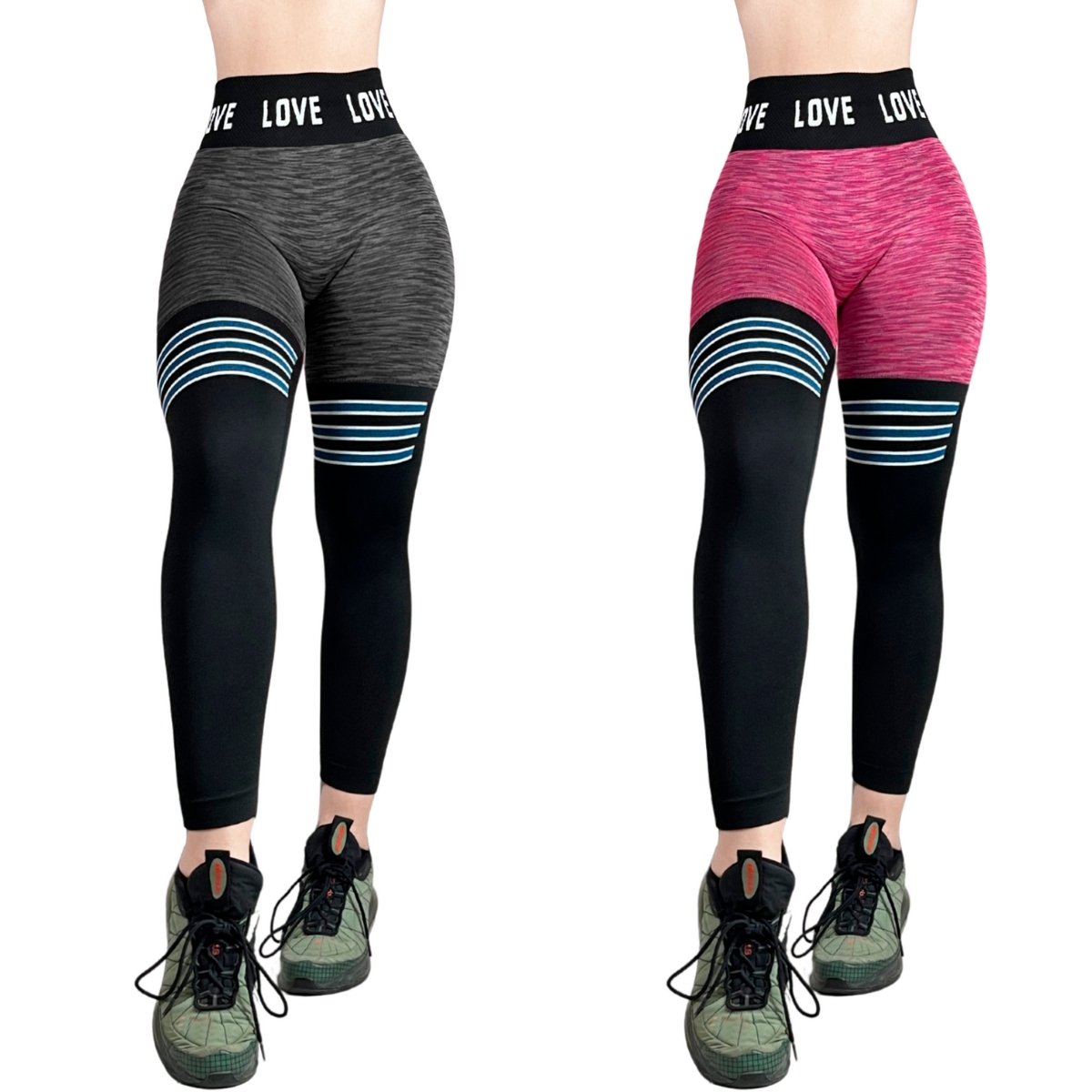 Pack de 2 Mallon Lycra De Interior Térmico Leggins Mujer Licra Malla