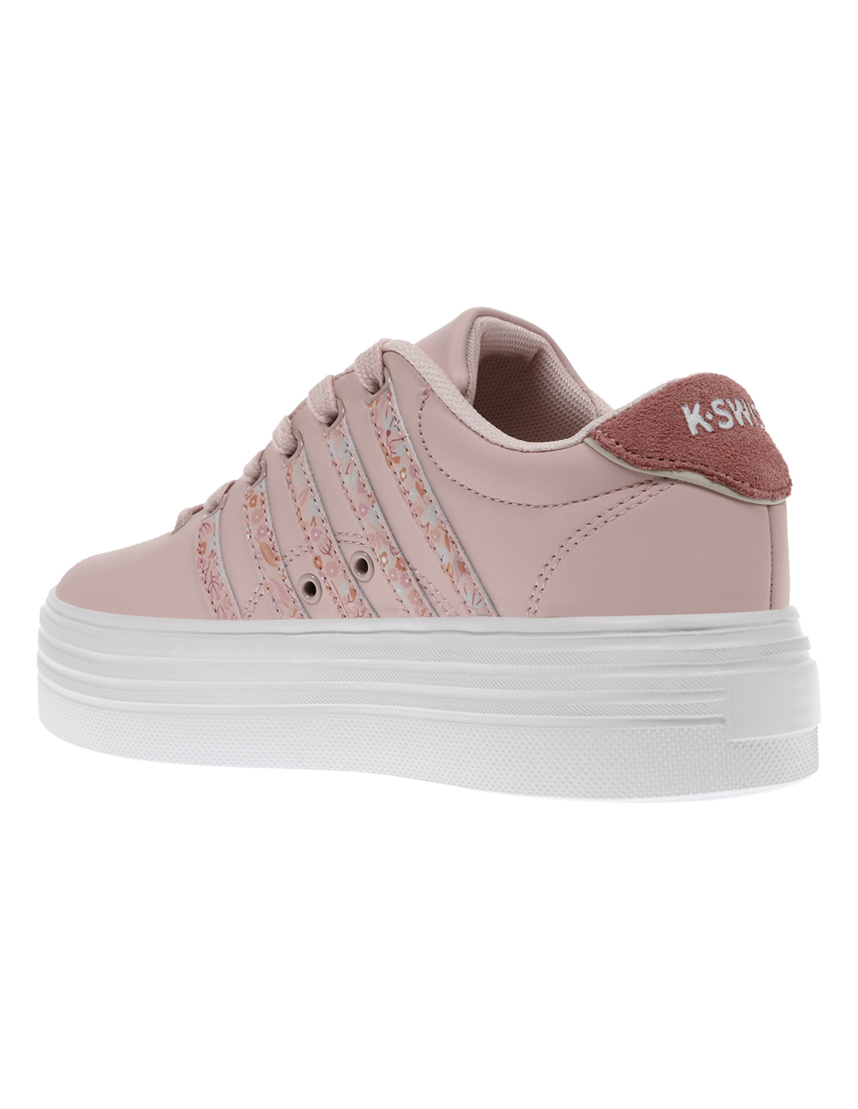 Tenis Rosas Court Pro Plataforma K-SWISS para Mujer