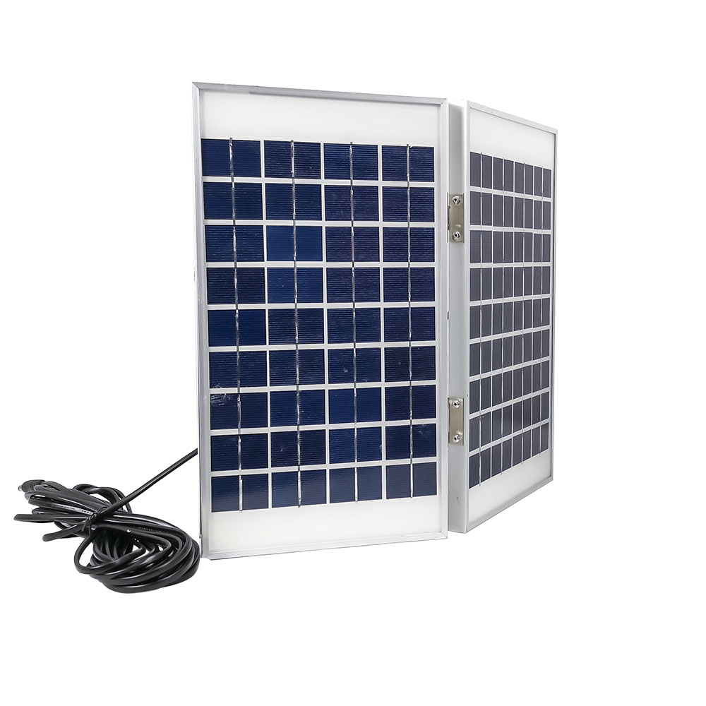 Sistema Solar Generador de Energia para Equipos Eléctricos con Sistema de Audio MP3 y FM  Integrado Entrada USB y Salida 12 V es Compacto Ideal para Camping  / Master / MP-SPS1207F