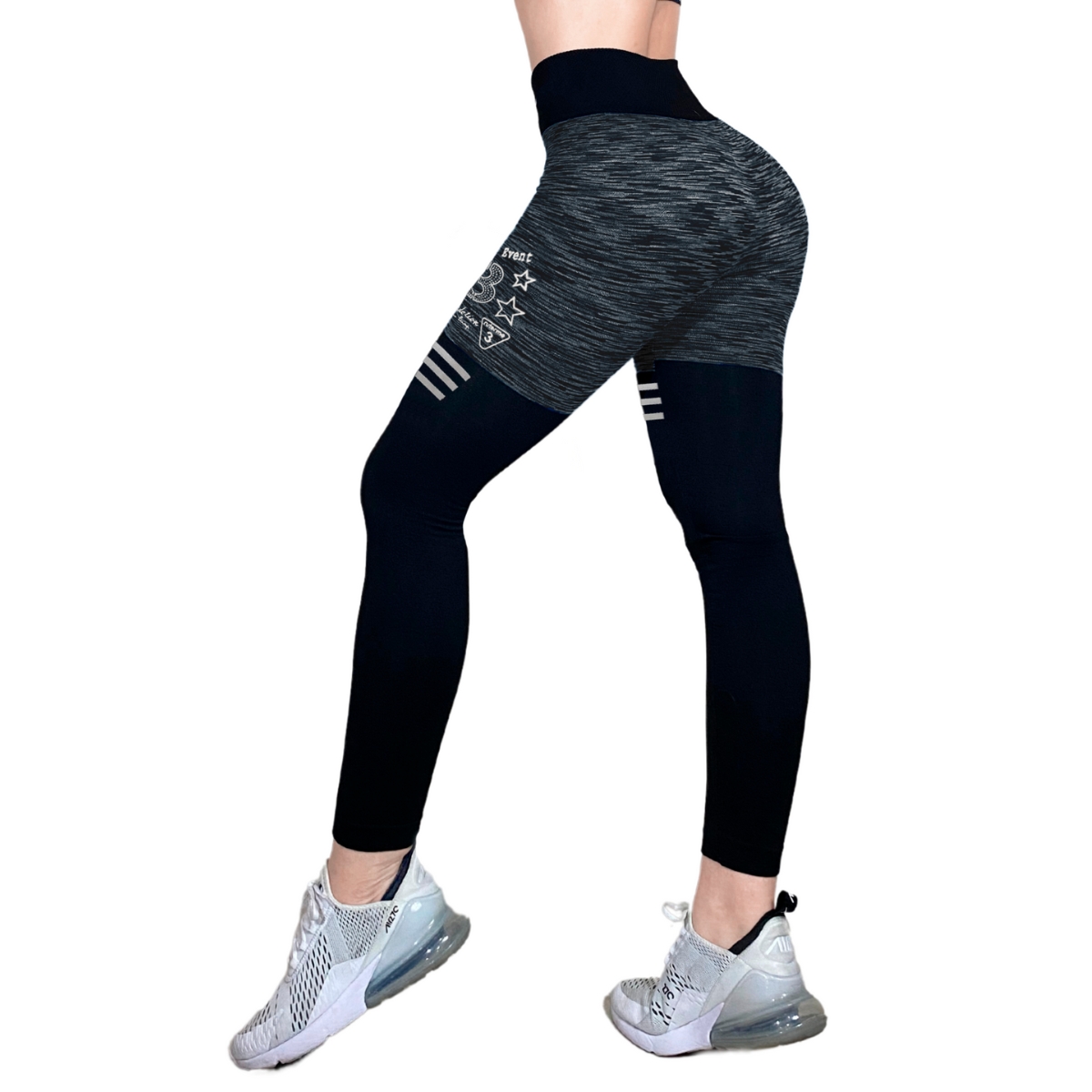 Pack de 2 Leggins Afelpado Deporte Lycra Mallones Diseño Gym Térmico