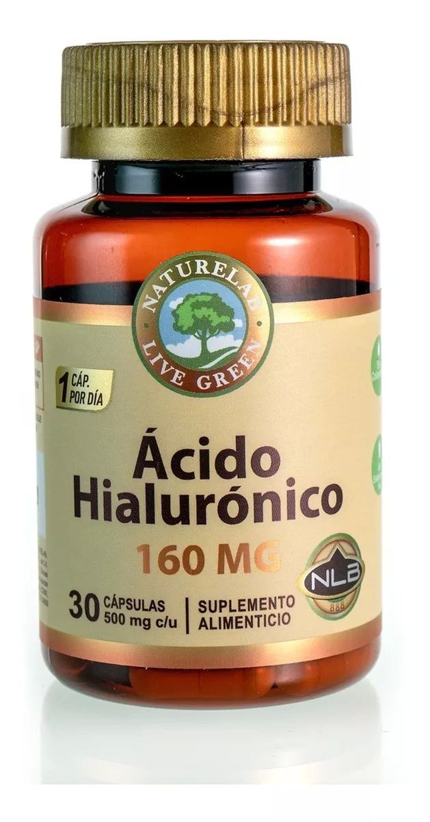 Acido Hialurónico - Corrige Arrugas - 30 Cápsulas- Naturelab Sin Sabor