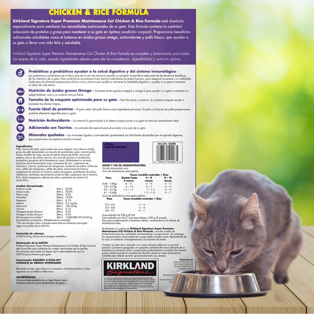 Alimento Gato 25 Lb Kirkland Super Premium Bolsa Cat