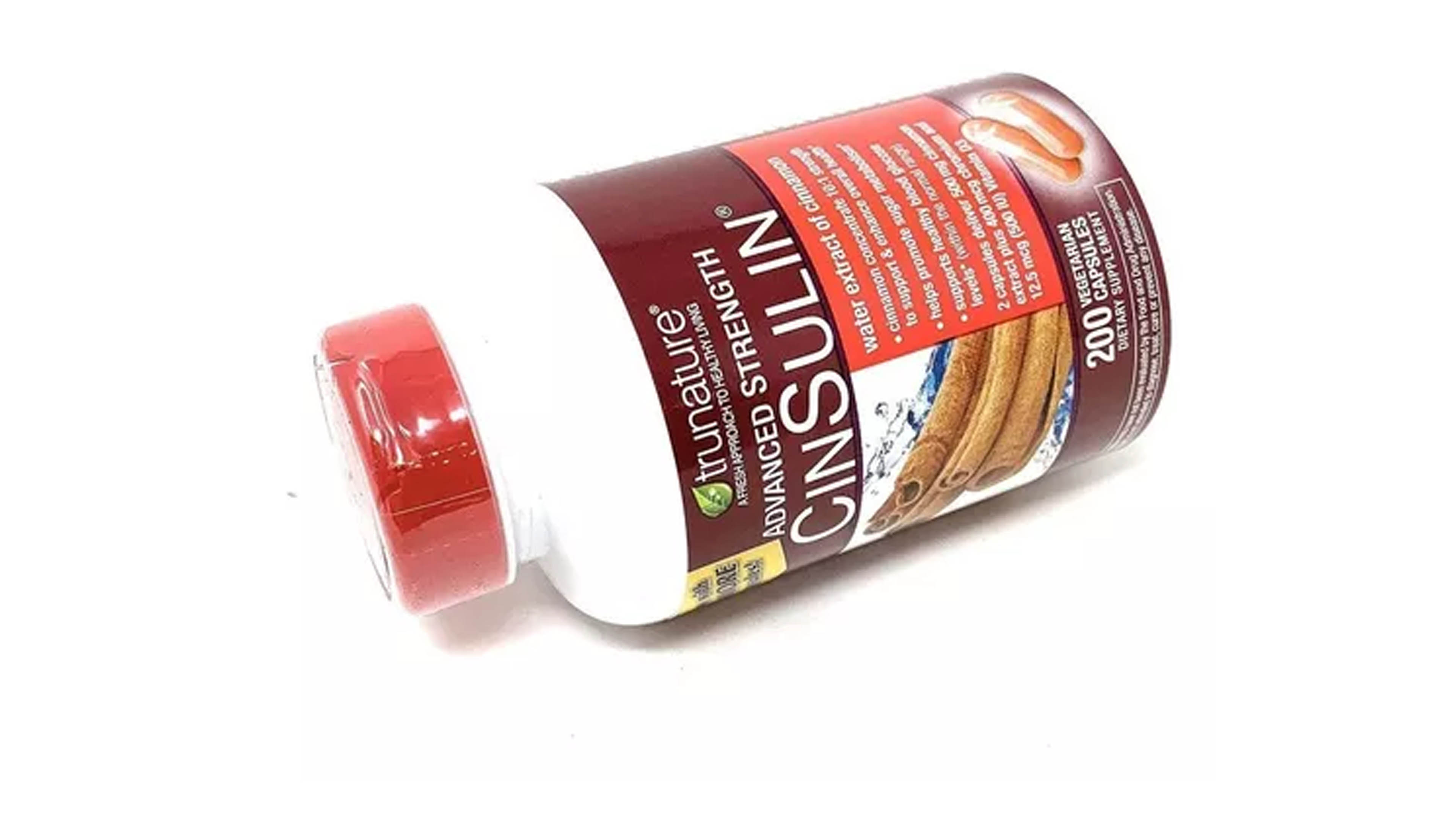 Cinsulin Advance Cinsulina + Vitamina D Extracto Canela 200 capsulas Trunature 