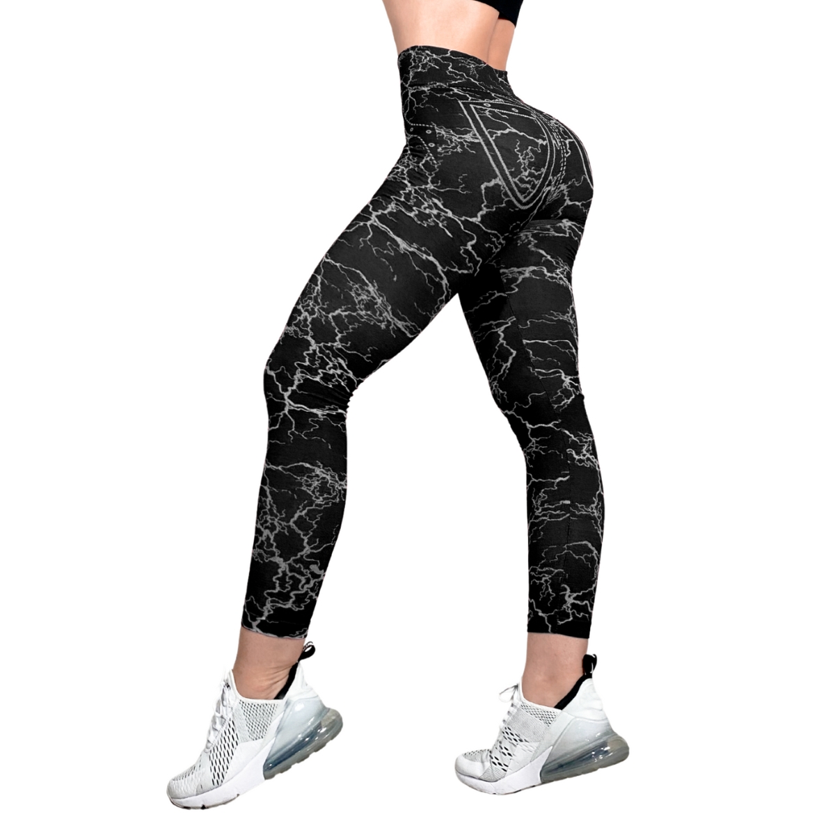 Pack 3 Mallones Lycra Leggins Mujer Casual Mayon Malla Alto