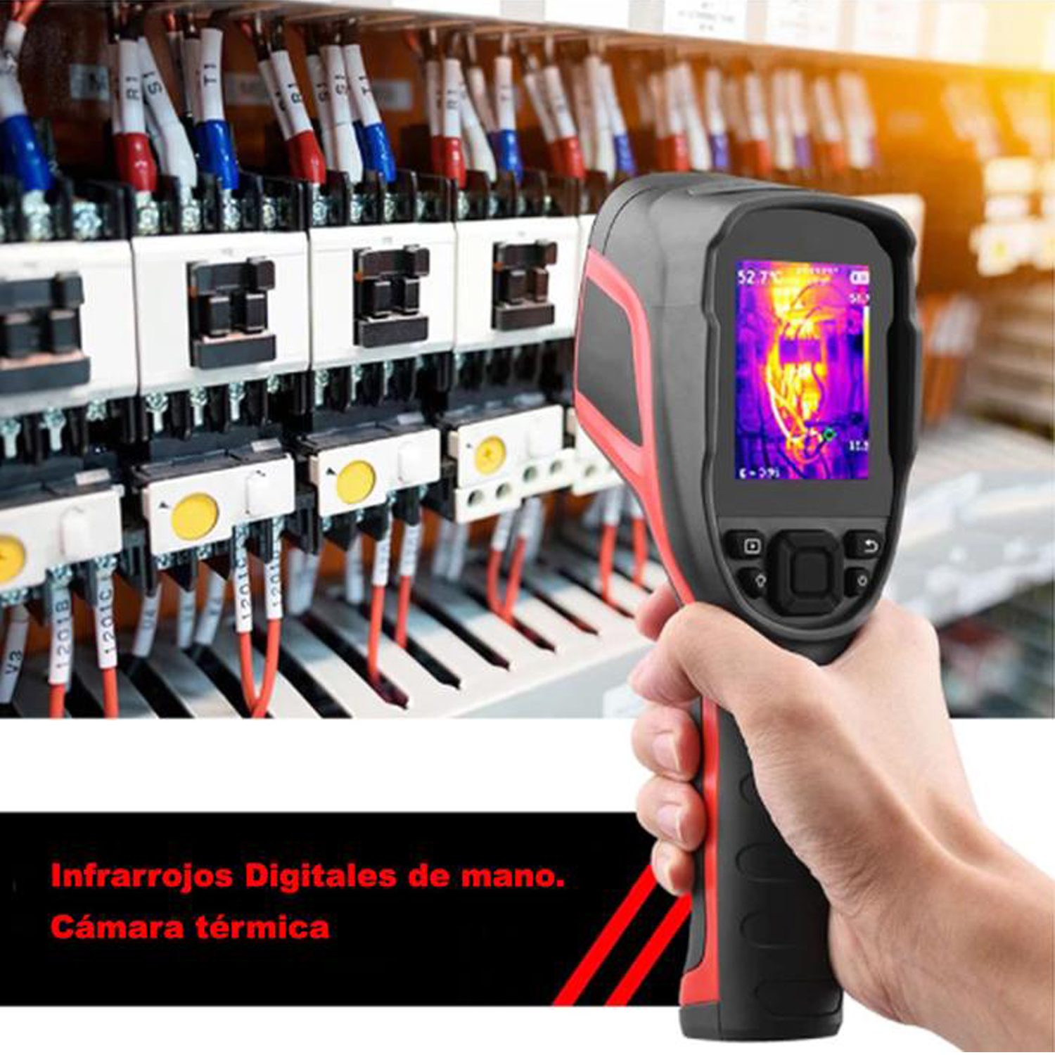 Venta de Cámara Térmica Profesional MXIDM-001-17 256x192 Pixeles Rango de Temperatura -20 a 550 C 8-14micrometro 25Hz, IndusCam