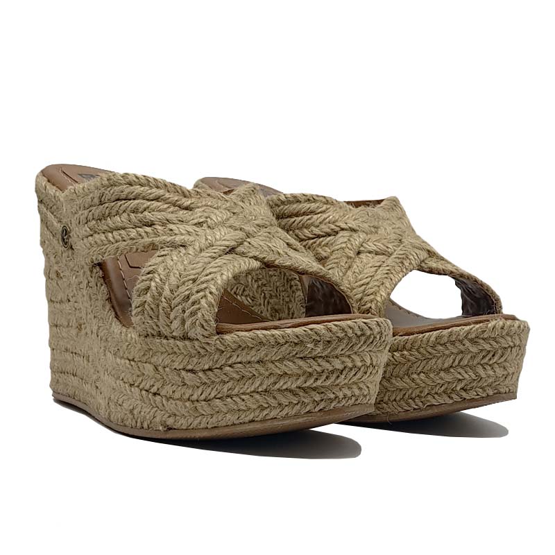 Alpargatas EVAG Tampa Natural Mujer Plataforma Moda Primavera Verano Gama Alta