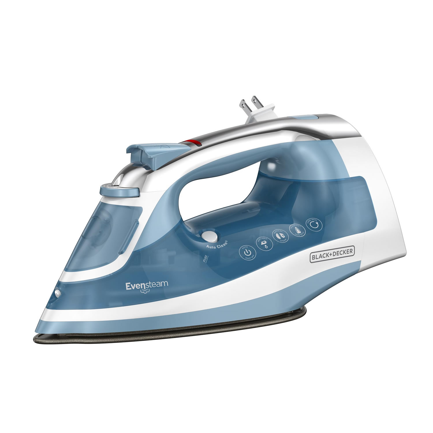 Plancha De Vapor Black+Decker ICR15X Suela Antiadherente TrueGlide