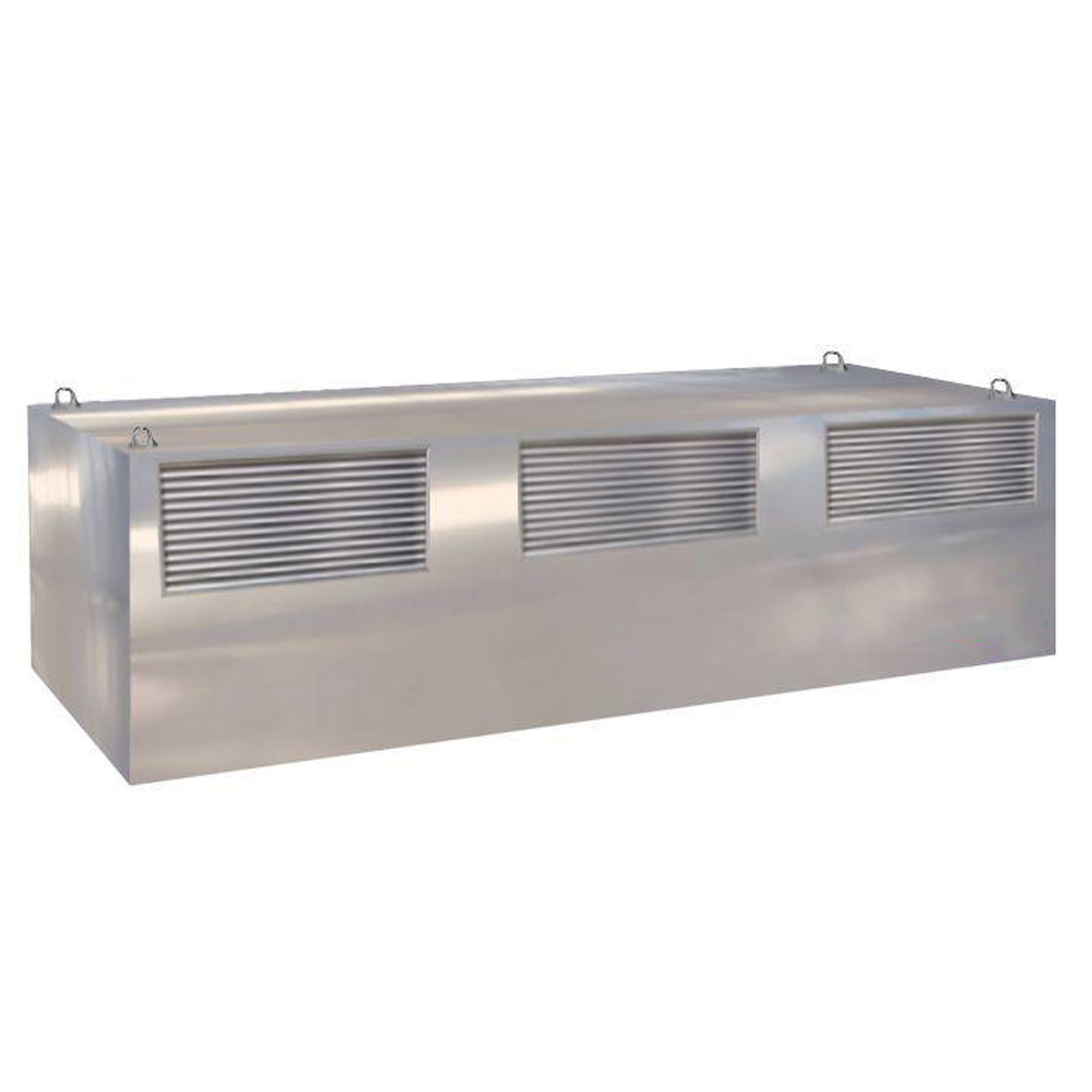 Campana Industrial para Restaurante, MXFPL-2381, 118x24x40", C,20, 5Luminarios LED, 4Filtro, Dren para Grasa, Inox, 304, FrontPlus