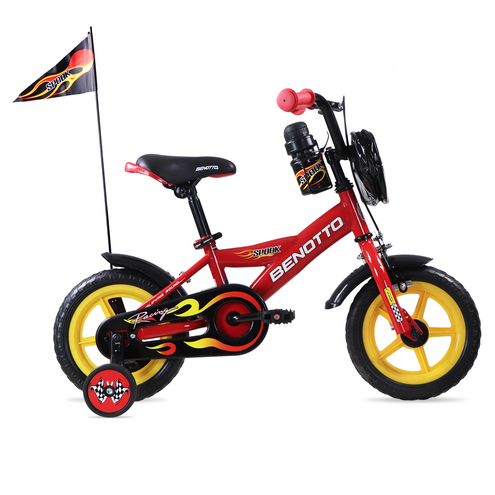 Bicicleta BENOTTO Infantil SPOOK R12Acero 1V.  Rojo  Niño