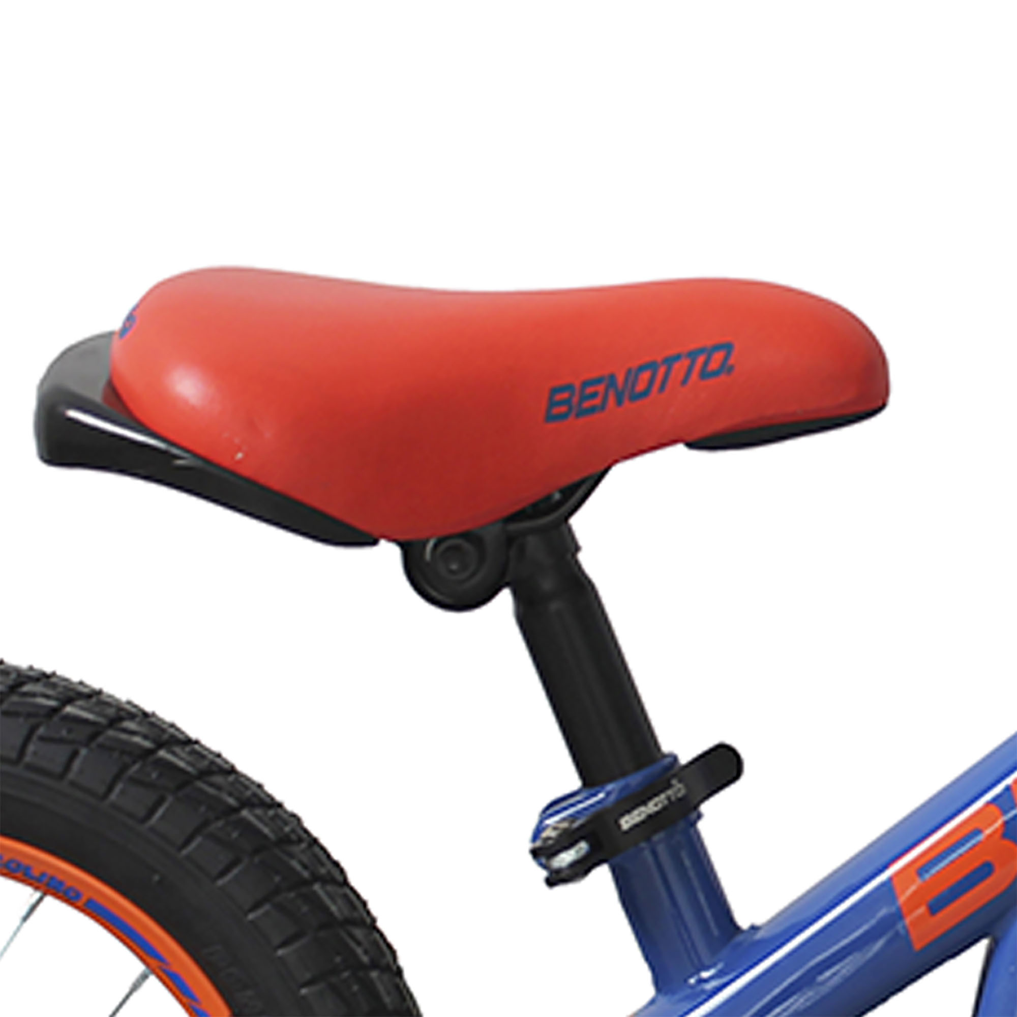 Bicicleta BENOTTO Infantil PICCOLINO R12 Acero Entrenadora Azul/Naranja Niño