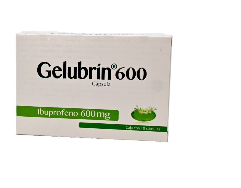 Kit 5 cajas Gelubrín con 10 Caps C/U 600mg - Médica Depot