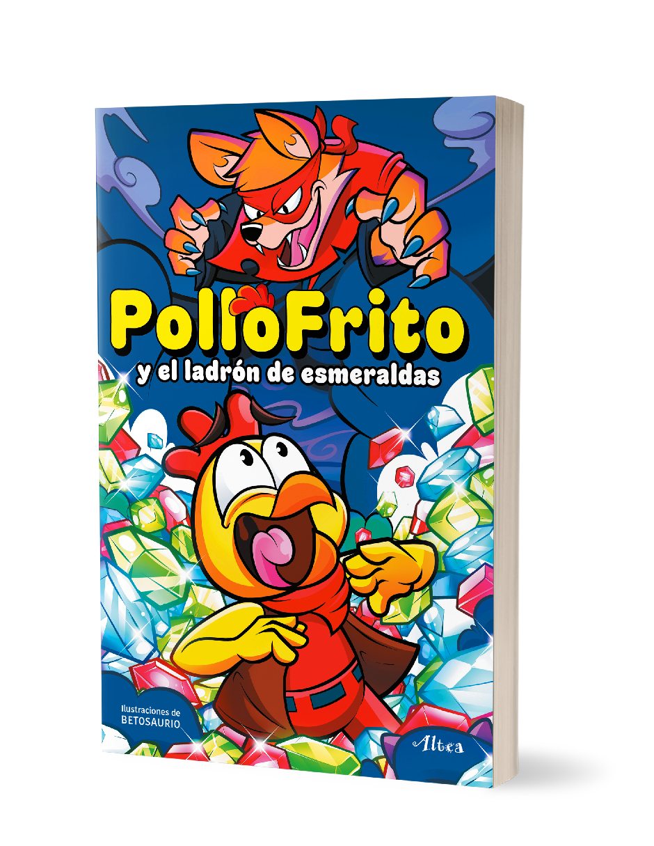 El libro de Pollo Frito y el ladrón de Esmeraldas