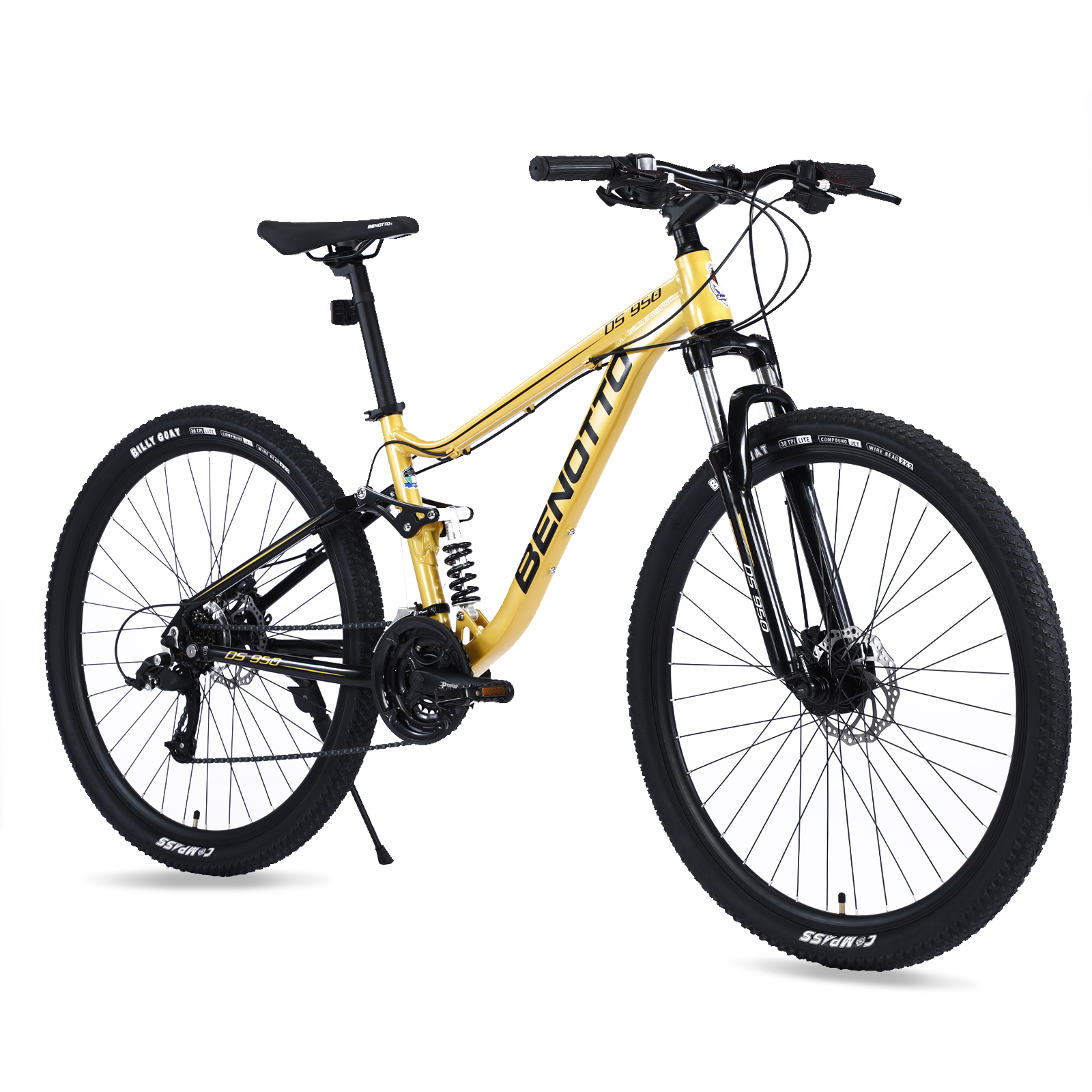 Bicicleta BENOTTO Montaña DS-950 R29 Aluminio 24V. Amarillo Hombre