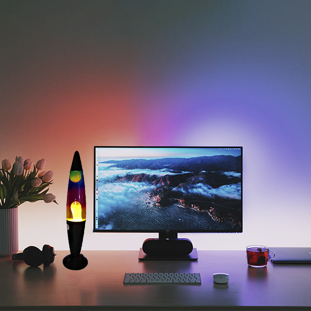 Lámpara de Lava Multicolor Mil Luces