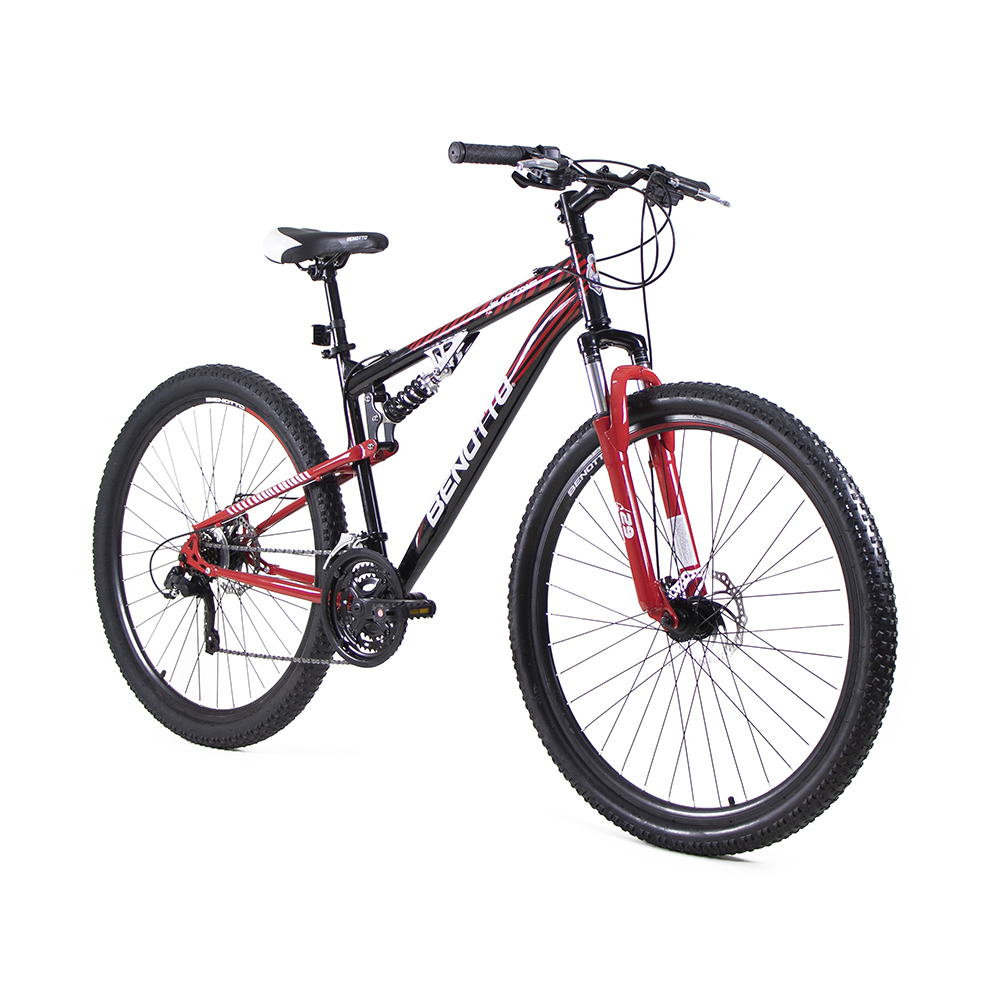Bicicleta BENOTTO Montaña BLACKCOMB R29 Acero 21V. Gris Oscuro/Gris Azulado Hombre