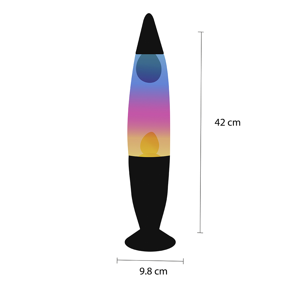 Lámpara de Lava Multicolor Mil Luces
