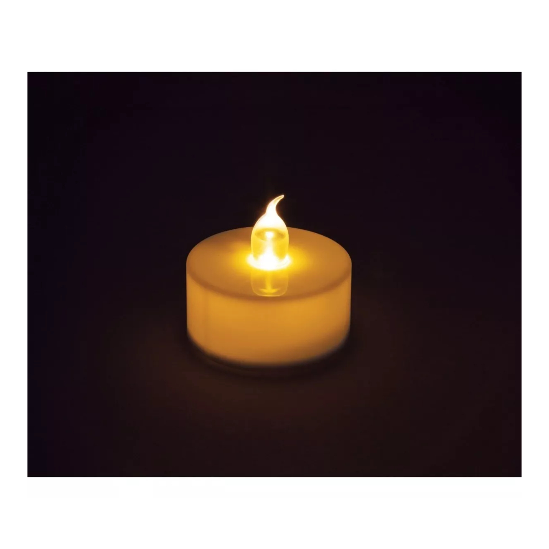 Caja Con 6 Mini Velas Led Con Efecto Llama Real