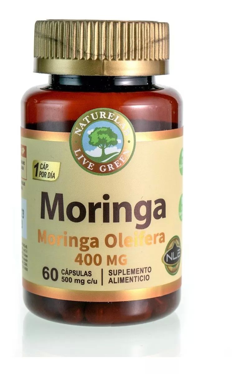 Moringa Oleifera Antidiabética- 60 Cápsulas 400mg- Naturelab Sin Sabor