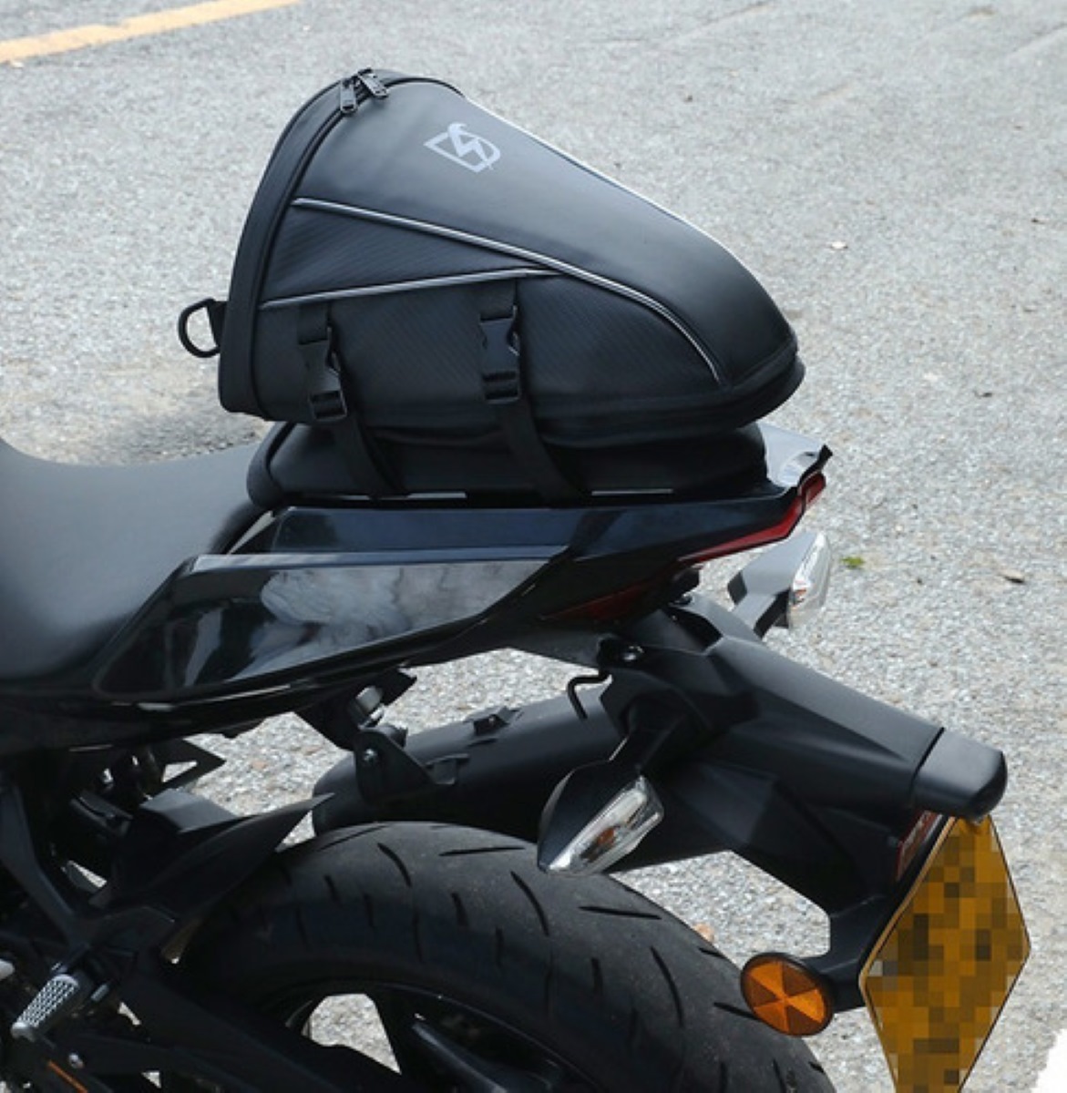Accesorios Moto Impermeablealforjas Parte-trasera Negra