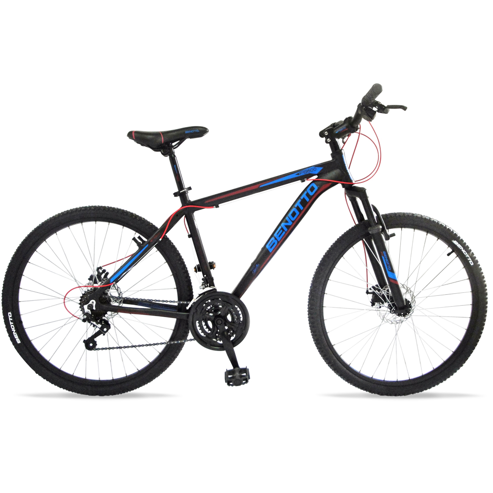 Bicicleta BENOTTO Montaña FS-600 R27.5 Aluminio 21V. Negro