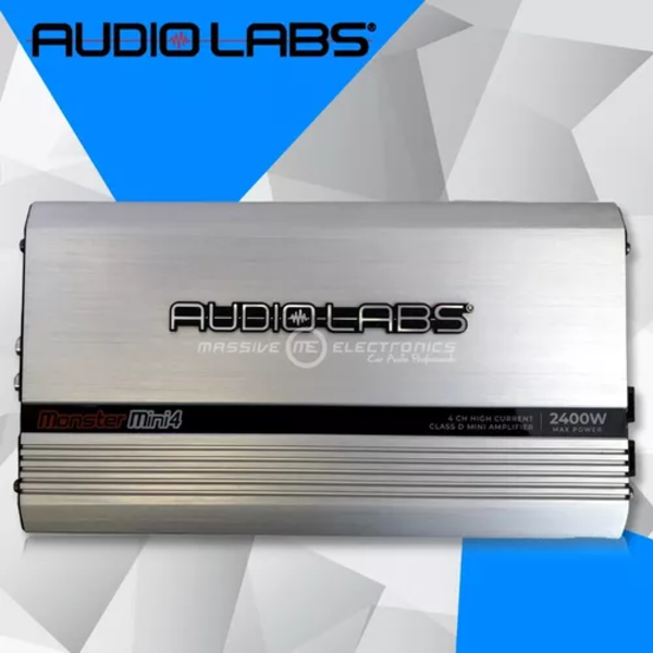 Amplificador Clase D 180w Rms X4 Canales Mini Axel Steelpro