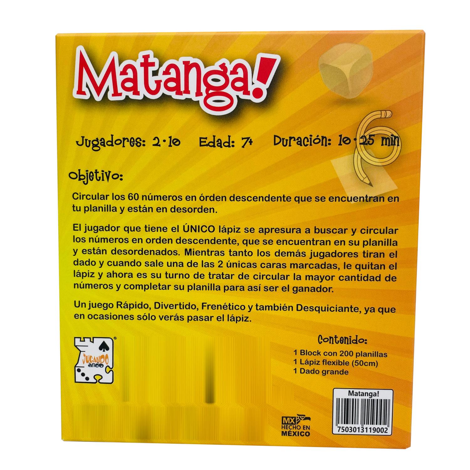 Matanga! en español de JugandoAndo