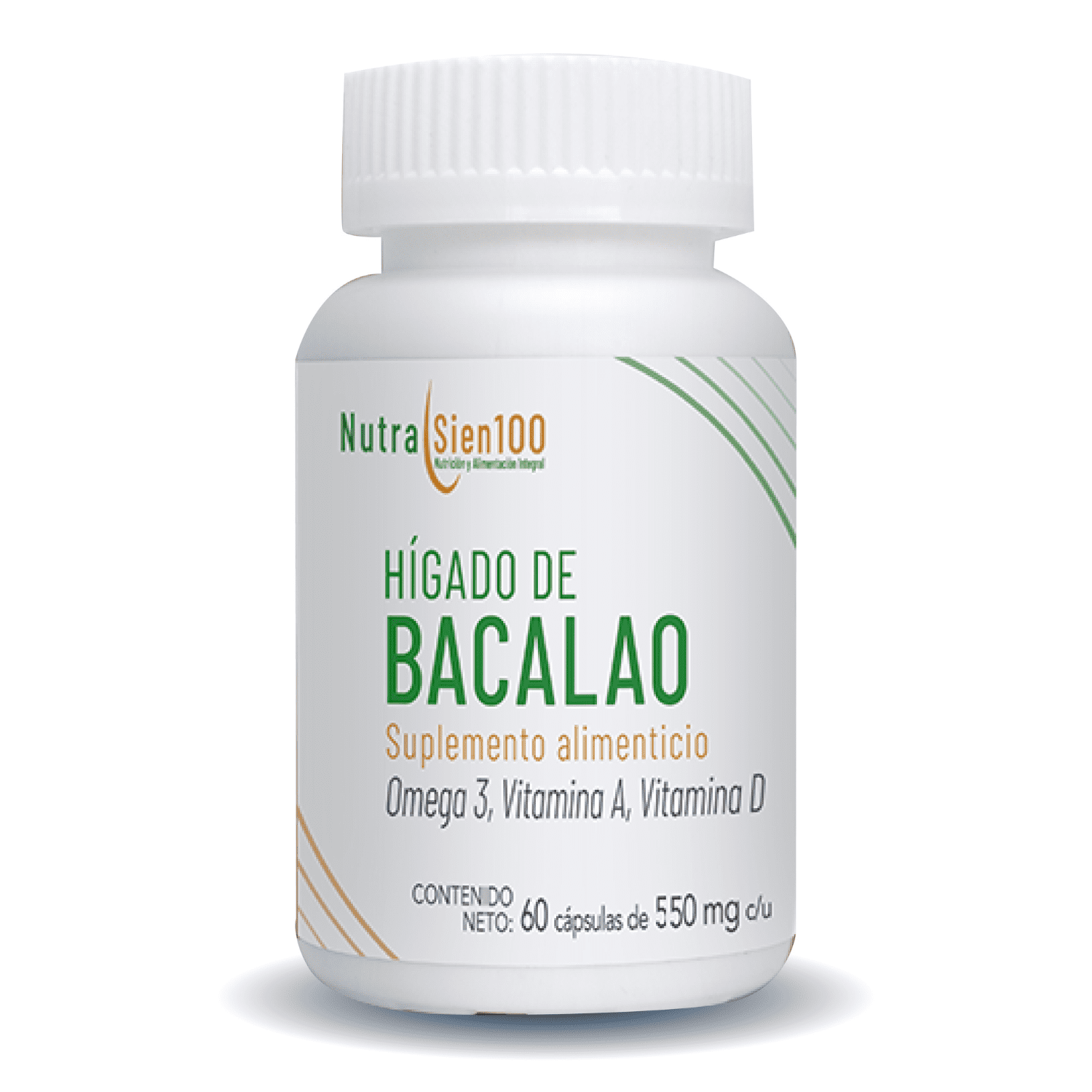 Aceite Hígado Bacalao 40 Mg - 60 Cápsula