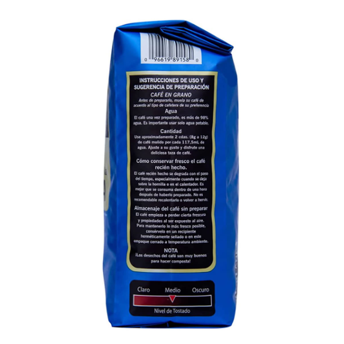 Café en Grano Selección de la Casa Kirkland Signature 1kg