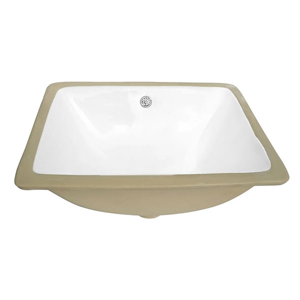 Lavabo de Cerámica Blanco de Sub Montar