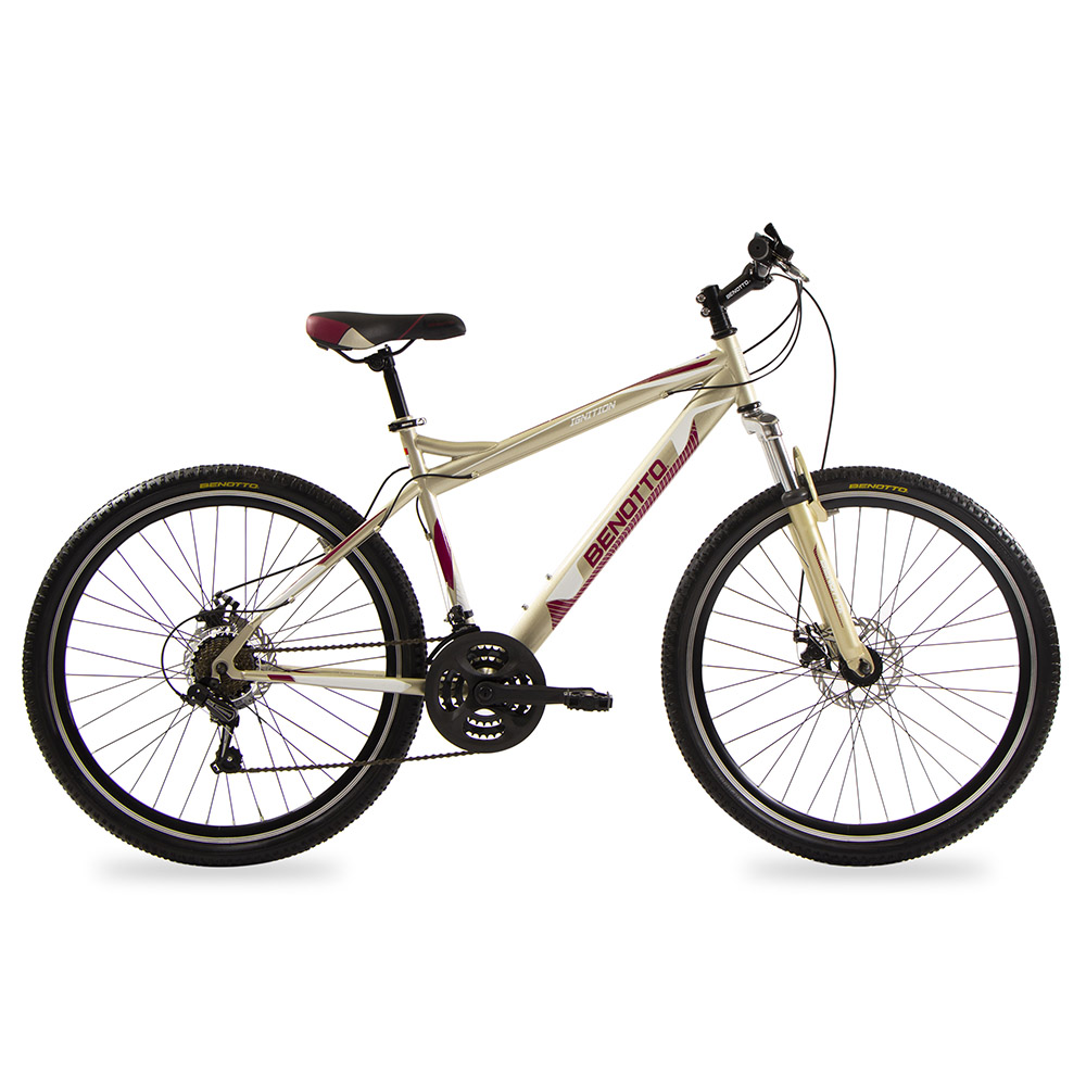 Bicicleta BENOTTO Montaña IGNITION R27.5 Acero 21V. Gris Dorado Hombre
