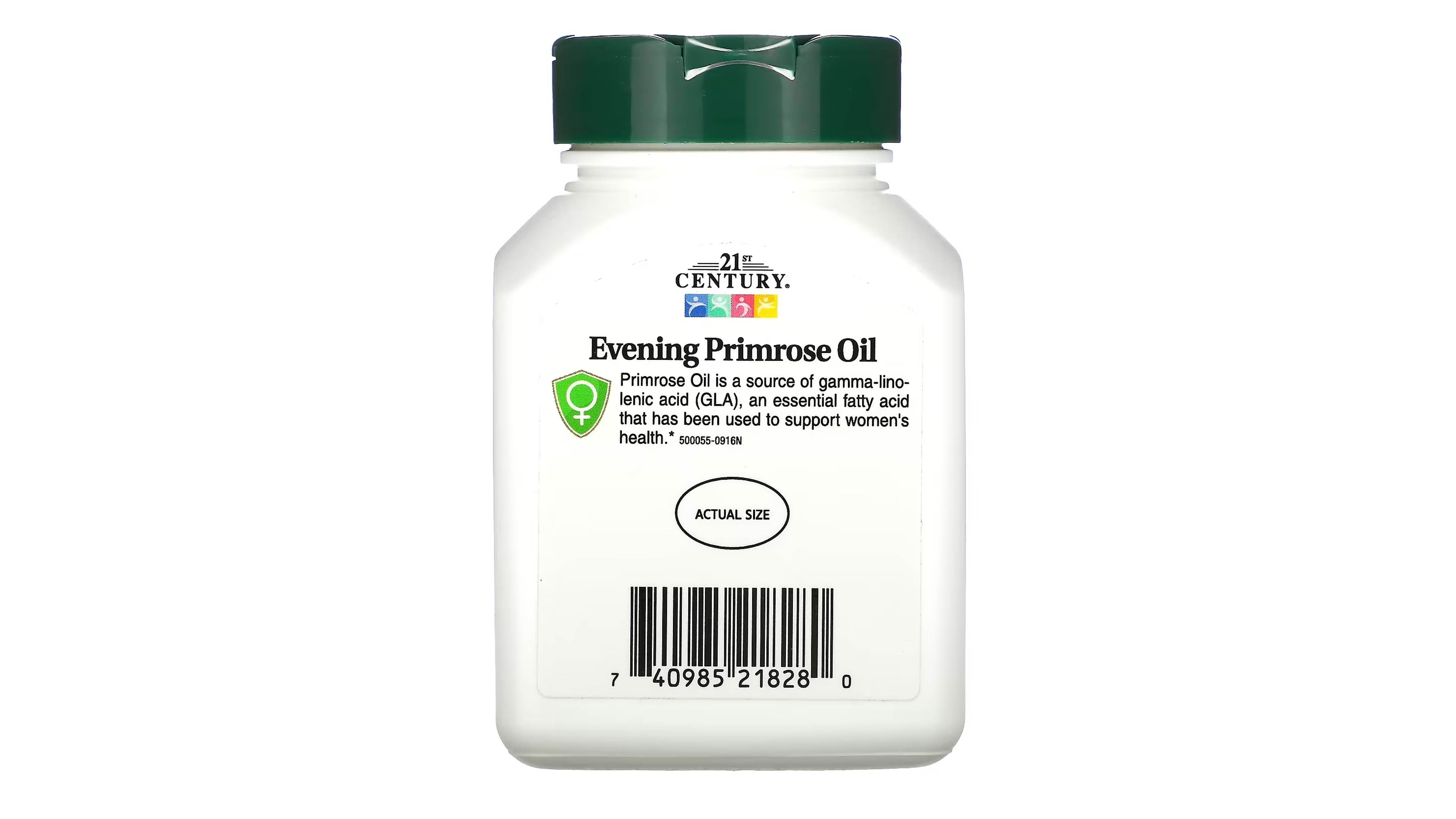Aceite De Onagra Primula 500mg 21st Century + Primrose Oil 60 softgels