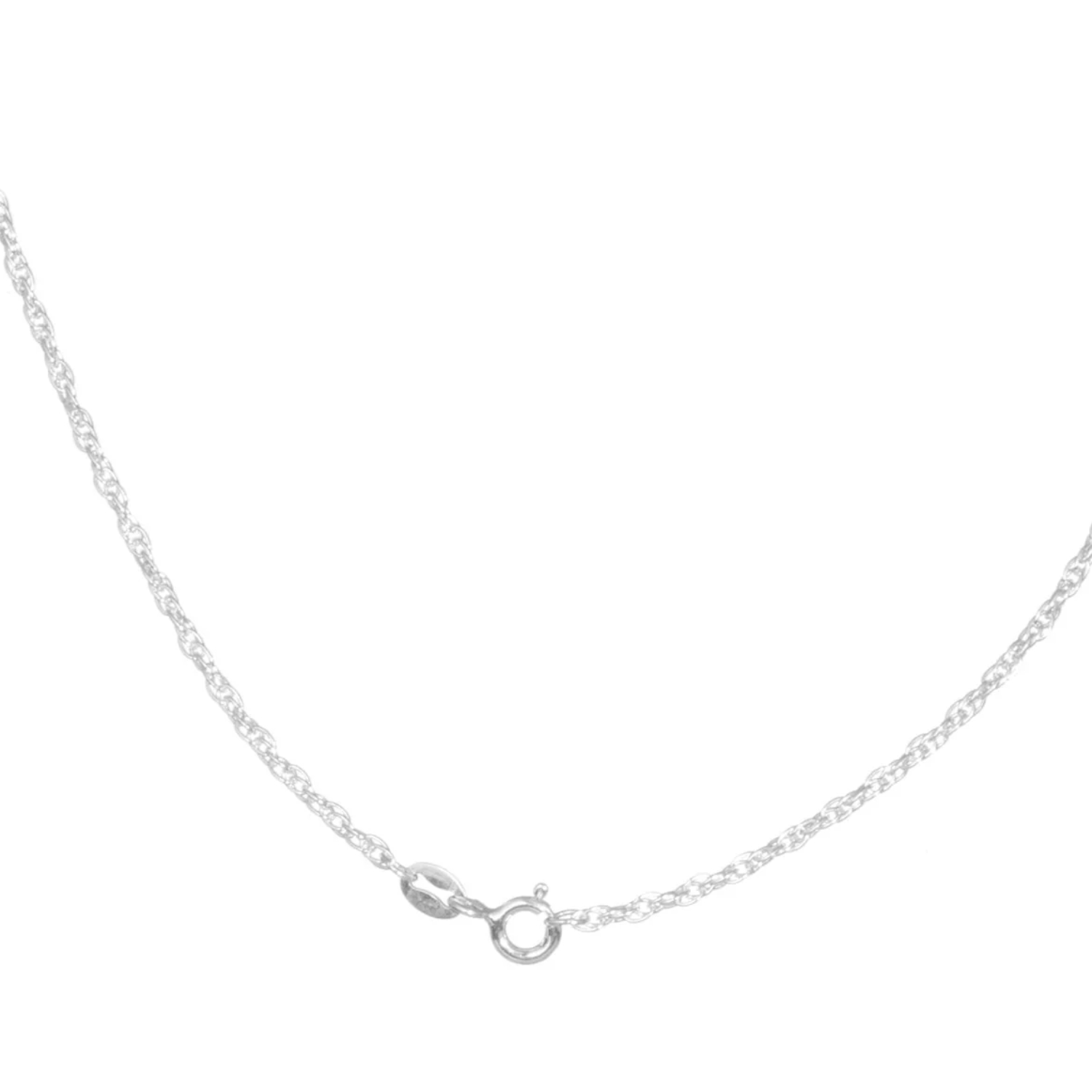 Cadena Torsal TO14 de 50 cm elaborado en fina plata ley .925 certificada