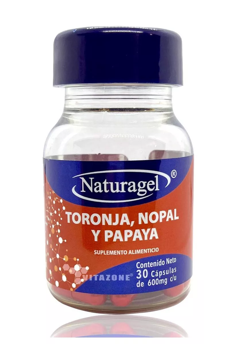 Toronja Nopal Papaya 30 Cápsulas Naturagel