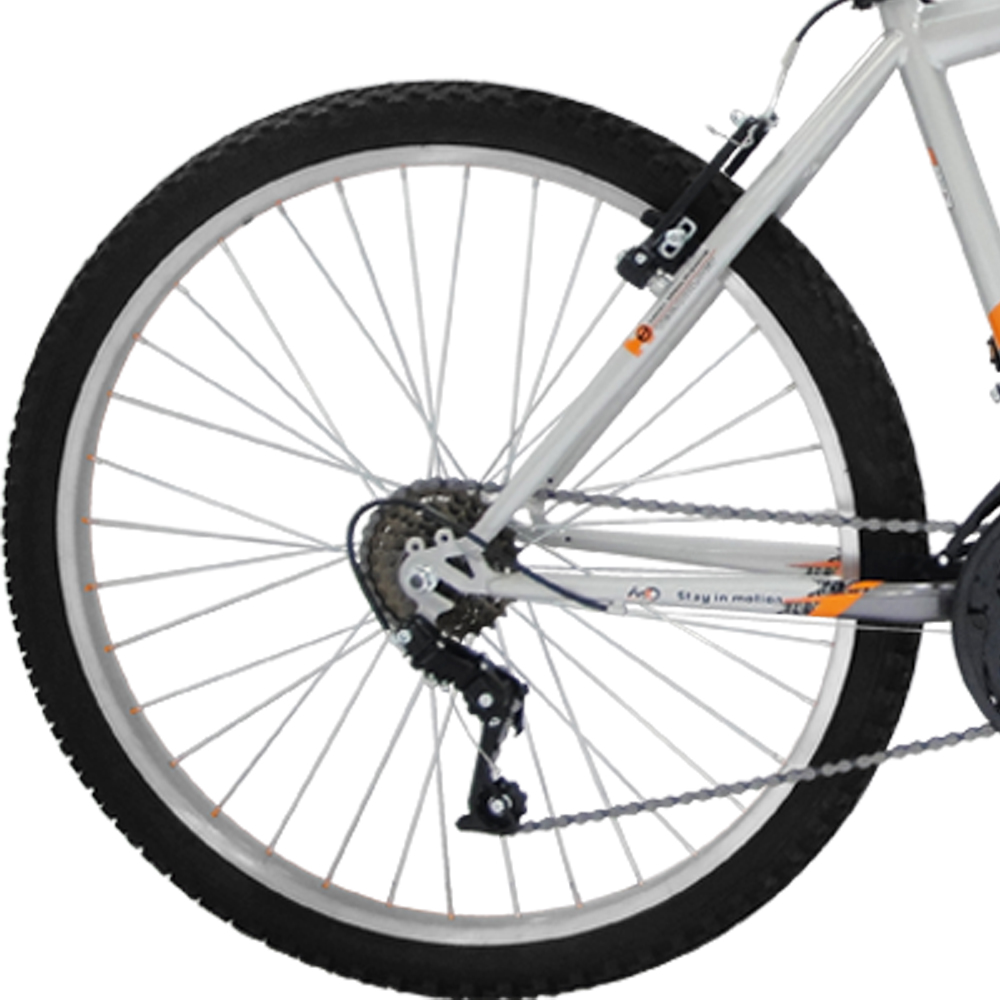 Bicicleta WOLF Montaña R26 Acero 18V. Gris/Plata Hombre