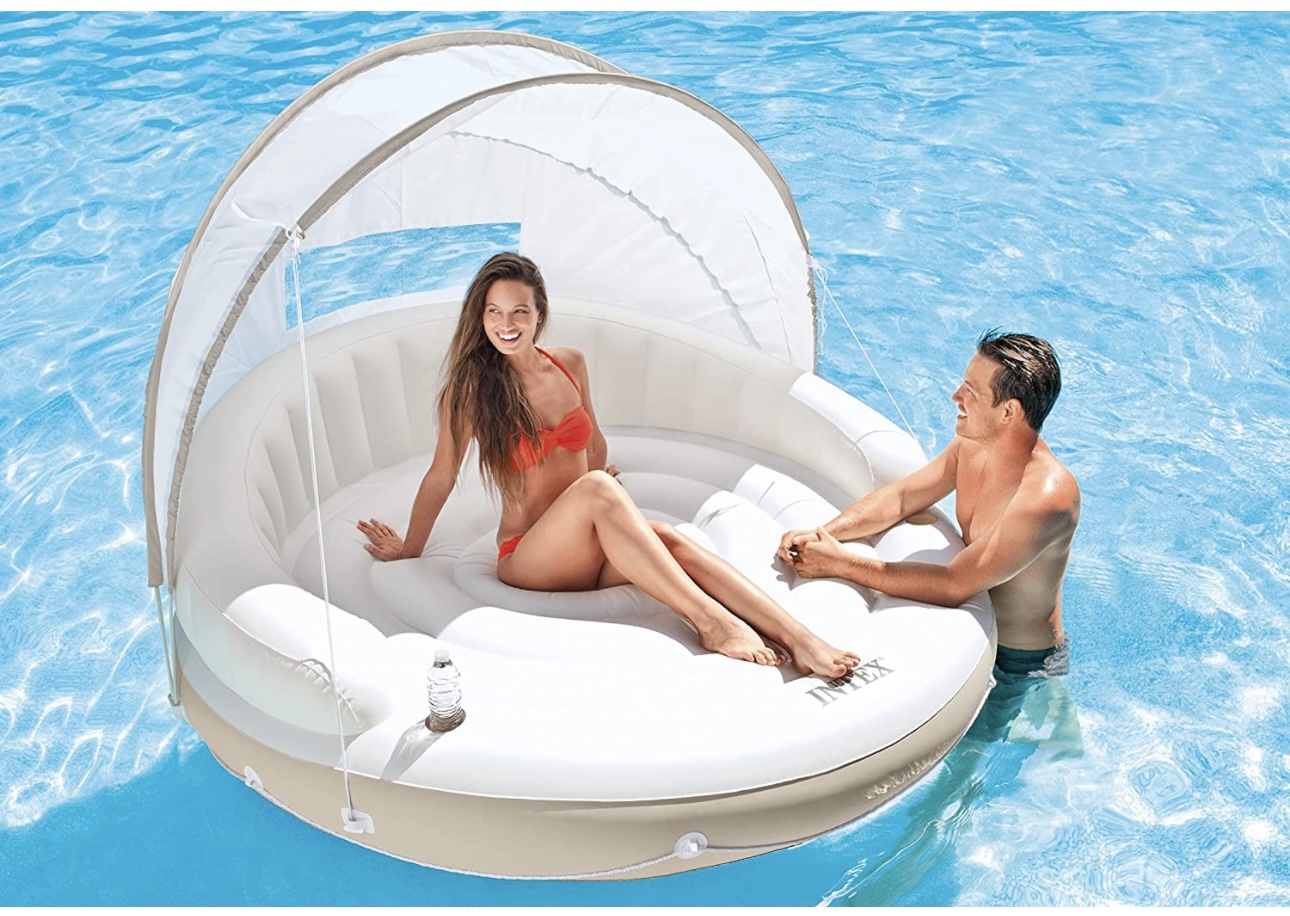 Intex Isla Canopy Island Tumbona Inflable