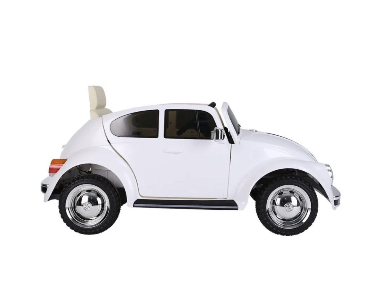 Montable Eléctrico Vocho Volkswagen Blanco 6 Volts