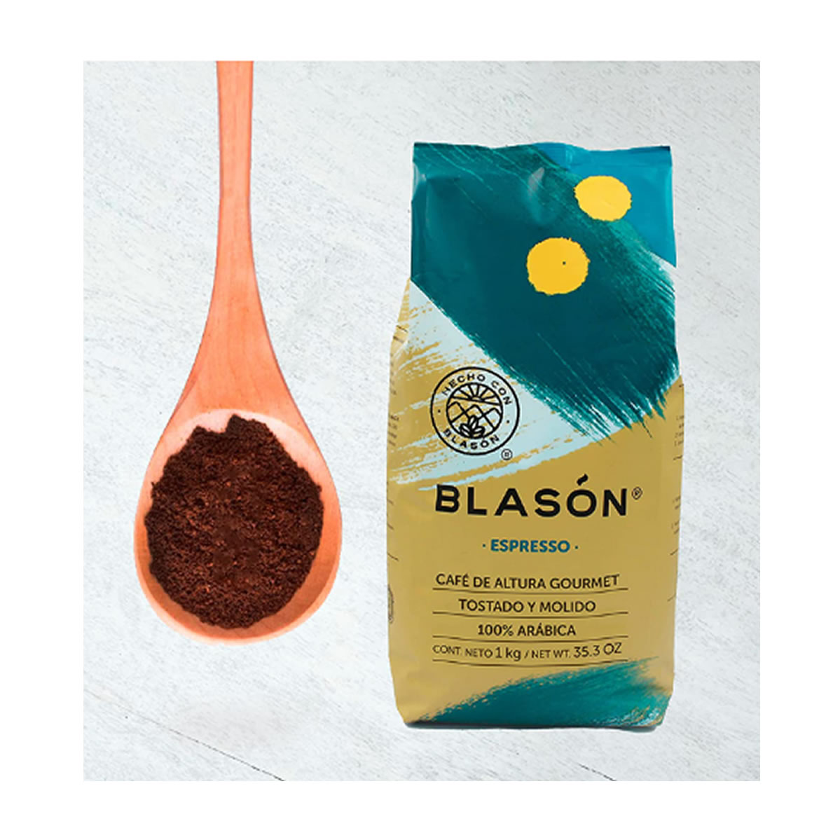 Café Molido Espresso Gourmet Blasón 1 kg