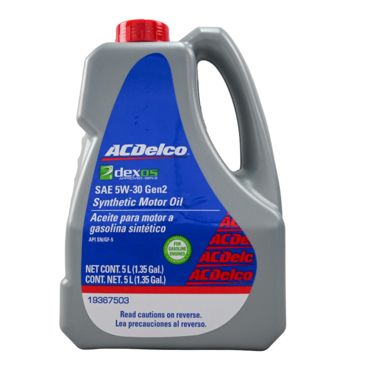 Aceite sintético para gasolina 5w 30 Dexos ACDelco original