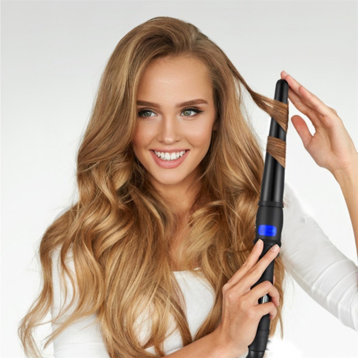 Rizadora Onduladora De Cabello Para Ondas De 25 - 32mm negro