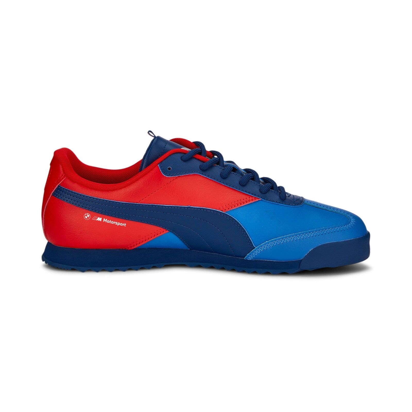 Tenis Puma Roma BMW Azul Rojo de Caballero Original
