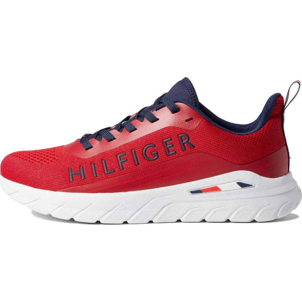 Tenis Tommy Hilfiger Nephi Rojo de Caballero Original