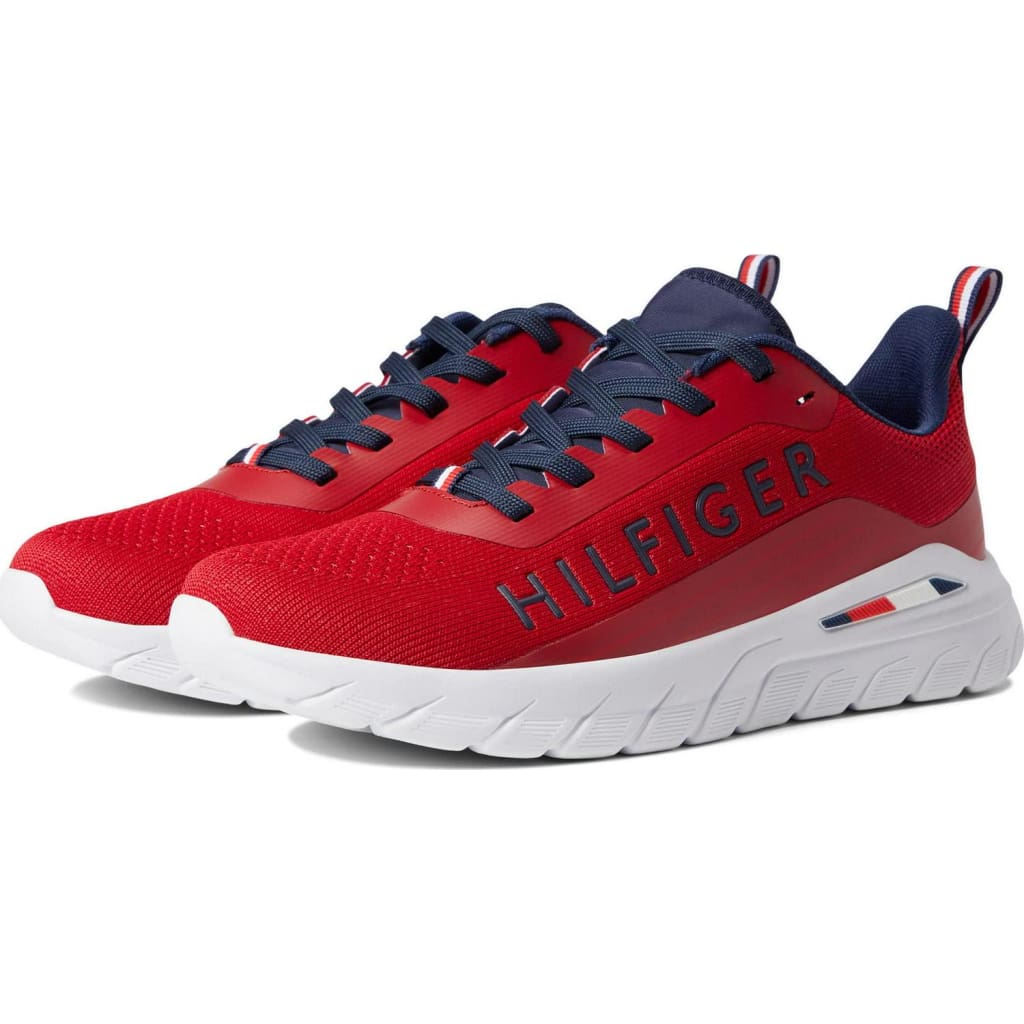 Tenis Tommy Hilfiger Nephi Rojo de Caballero Original